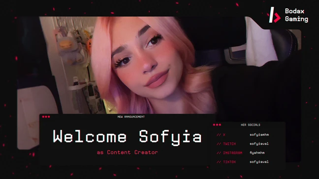 Welcome Sofyia social post
