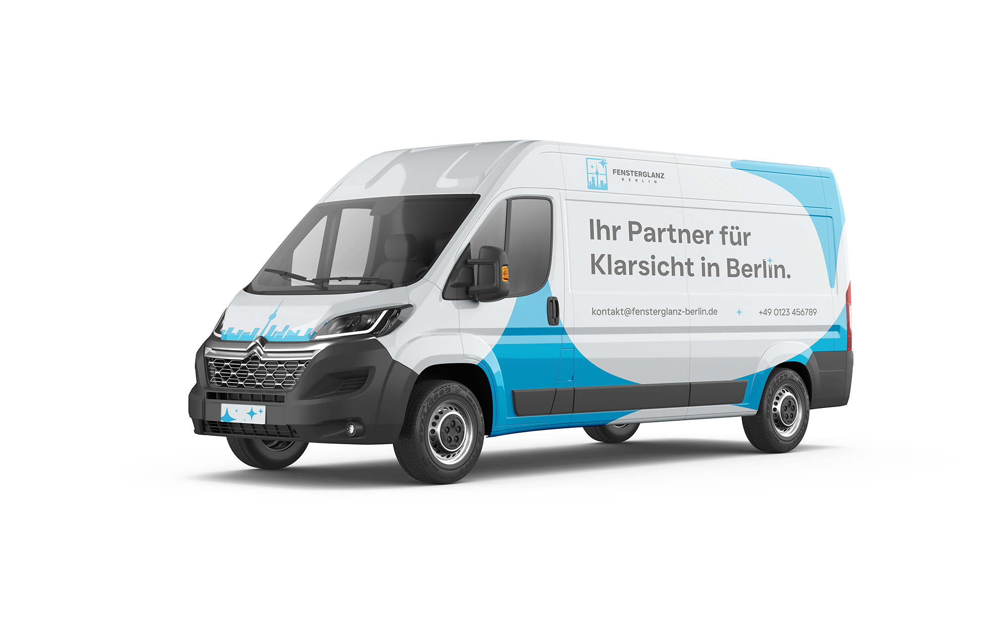 Fensterglanz Berlin van mockup