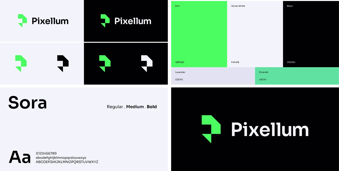 Pixellum branding