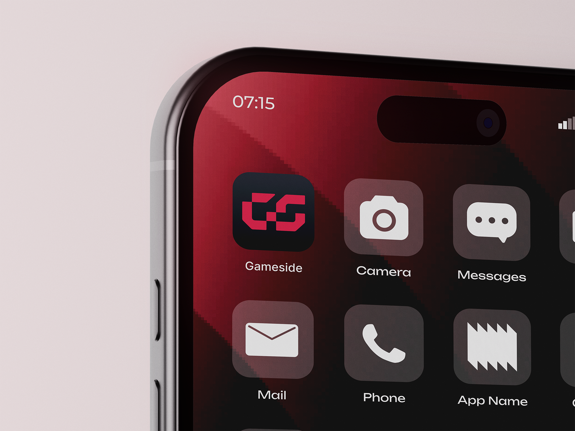 Gameside app icon mockup
